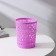 Arabesque storage basket, plastic, 10 × 10 × 12 cm, color mix