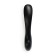 Furniture hook Cappio Heel Light, two -rod, black color
