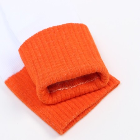 Women's socks minku white/orange color, rr 36-39 (23-25 ​​cm)-2