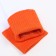 Women's socks minku white/orange color, rr 36-39 (23-25 ​​cm)