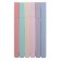 A set of markers-textbooks, 6 pastel colors, square body
