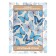 Photostes "Blue butterflies", Saten, size 145x180 cm, 2 pcs