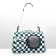 Overnight bag with organizer and porthole, 43 x 24 x 28 cm, white/green