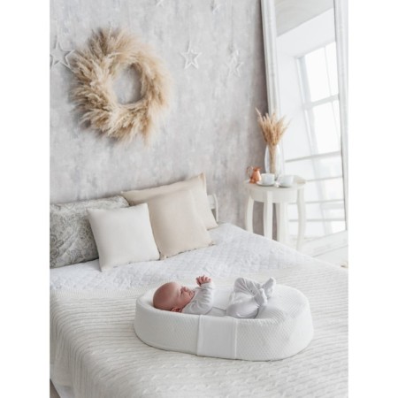 Coconut for the newborn "Baby-Lulka", size 74x38x6/14 cm, mouse print-1