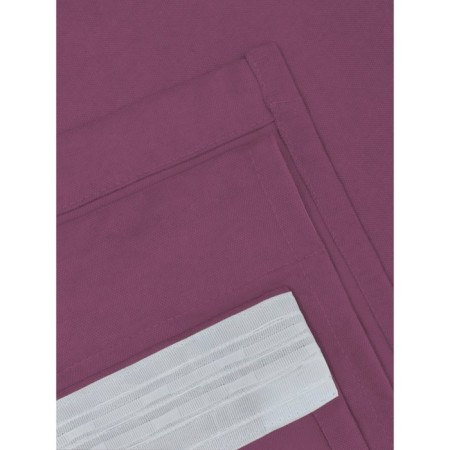 Set of curtains "Canvas", size 200x270 cm, 2 pcs, raspberry color-5