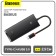 LEAD ANAPTER (HUB) Baseus, Type-C-4xUSB 3.0, 0.25 cm, Black