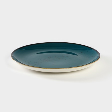 Ceramic “turquoise” plate, d = 27 cm-1