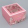 Capcake box, confectionery packaging double -sided, 4 cells "Tenderness" 16 x 16 x 10 cm