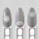 Nail stickers 6.5*5.5cm snowflakes Z-A1422 BET MAREMEN