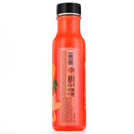 Sugar shower gel-scrub, 350 ml, peach aroma, Beauty Food-5