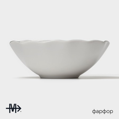 Figure Porcelain Porcelain Magistro La Perle, 300 ml, D = 13 cm, white color-1