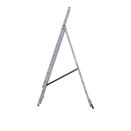 Staircase "New Height", aluminum, three -section, 3x9 steps-1