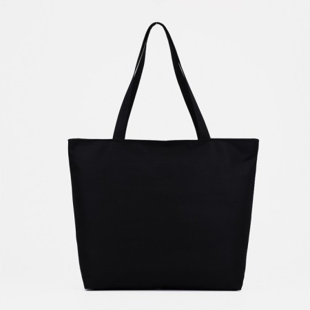 Luggage bag with a lining, black color-1