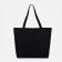 Luggage bag with a lining, black color