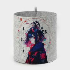Anime organizer for storage, 30 × 30 × 30 cm, 24 l, gray