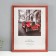 Photo frame tree "Image Art" C20x340 cm, (glass), col. Red tree