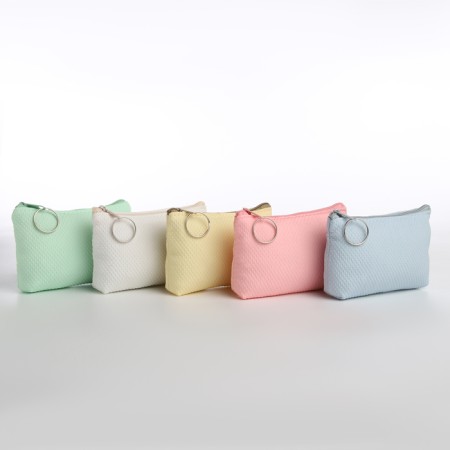 Women's wallet with zipper, color mix-1