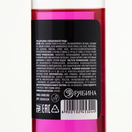 Гель для душа «Главной душниле», 250 мл, аромат вишни, BEAUTY FOX-2
