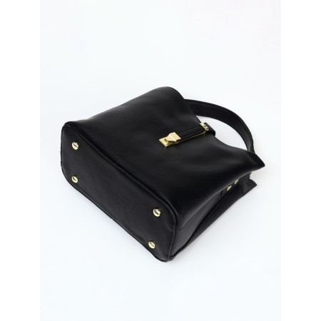 Bag Female Tout with zipper, black color-6