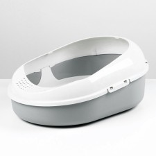 Cat toilet tray with COSMO mesh (gray)