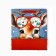 Package Gift New Year's laminated "deer", m 30 x 26 x 9 cm, new year