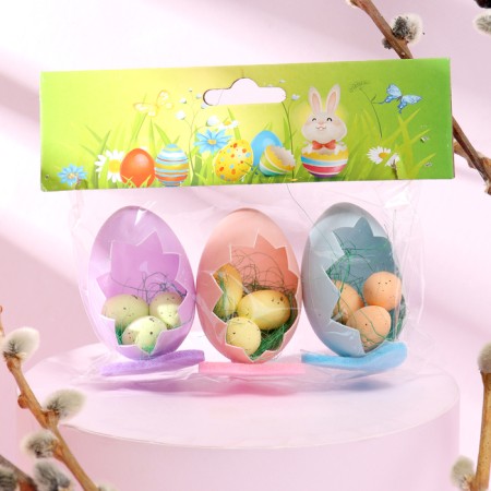 Set for decor Easter "Color eggs" 4 × 11.5 × 6.5 cm-5