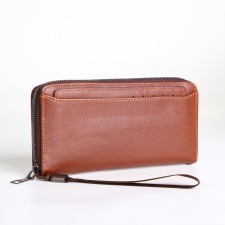 Male purse-clate on a zipper, redhead color