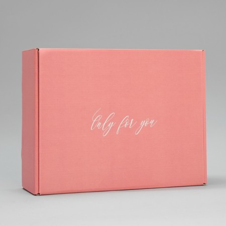 Gift folding box, packaging, "delicate peonies", 27 x 21 x 9 cm-3