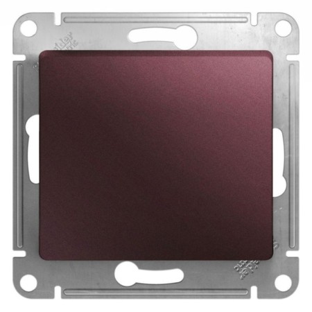 Schel001161 Glossa passing switch mechanism, 1 key, joint venture, 10a, ip20, eggplant 954804