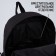 Backpack school youth Antisocial Club, 33x13x37 cm, lightning department, external pocket, black color