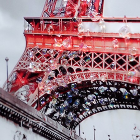 Akryl painting "Eiffel Tower" 60x39.5 cm-2