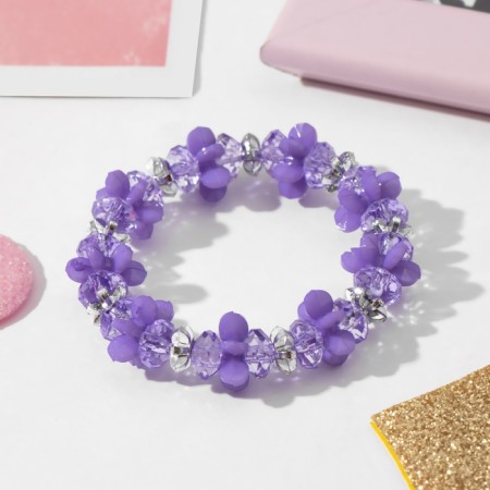 Bracelet Children's "Choselka" carousel, purple color