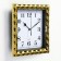 Wall clock "Jacqueline", smooth move, 20.5 x 20.5 cm