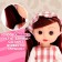 Classic "Baby Sonya" doll with a pet
