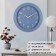 Watch Wall Interior "Classics", round D-30 cm, silent, blue
