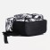 Youth backpack from textiles, 3 pockets, black/gray color