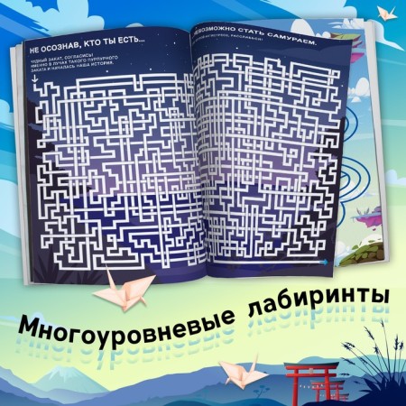 Книга с лабиринтами «Это мой путь в лабиринт», 24 стр., Аниме-2