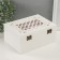 Casket wood for jewelry "Snow White" 22x16x10 cm