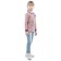 Longsliv children, height 110 cm, pink color