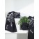 Terry towel Bones, size 30x50 cm, black color