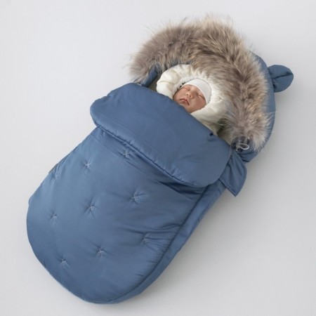 Set for discharge Winter Kinderlitto "New Orsetto", 5 items, height 56-62 cm, Denim color-1