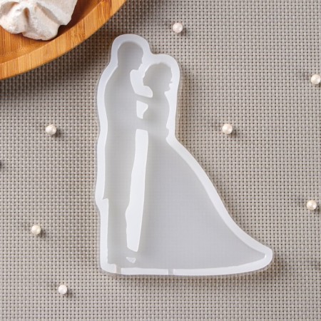 Silicone Mold for candies and chocolate "Wedding", 12.5 × 9 cm, the color is transparent-1