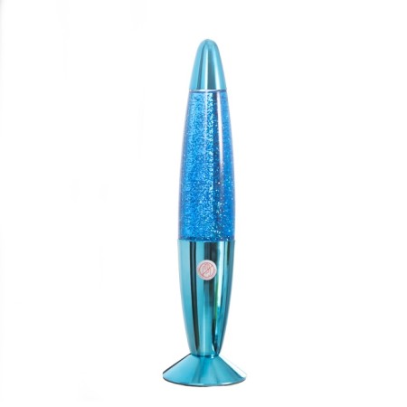 Lava-lamp "Rocket" 1x30W E14-R39 (sparkles) blue 8x8x34cm-7