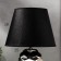 HELP lamp 16425/1BK E14 40W Black-Serebury 22x22x36 cm Risalux