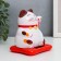 Plastic pendulum from the solar battery "Cat Mani-Neko" spotted 9.5x10x9.5 cm