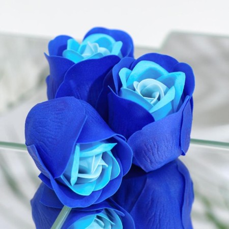 Soap roses, three -color, set of 6 pcs.-5