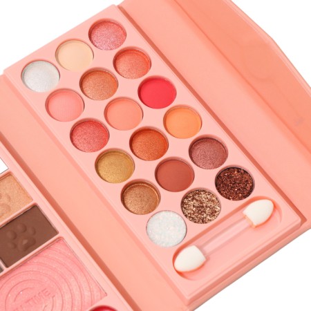 A set of decorative cosmetics (highlighter, shadows for eyebrows, blush, glitter, eye shadow)-4