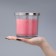 Candle Giant Aromatic in a glass "Pion", soy wax, 10x10 cm