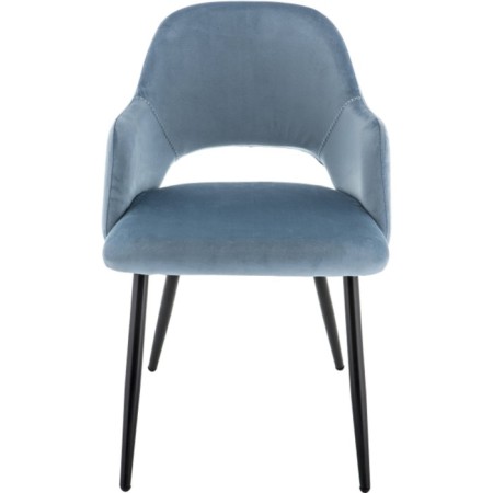 STILL WITH A CREARCASAS Konor Metal/Fabric, Black/Blue 51x51x79 cm-2