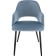 STILL WITH A CREARCASAS Konor Metal/Fabric, Black/Blue 51x51x79 cm